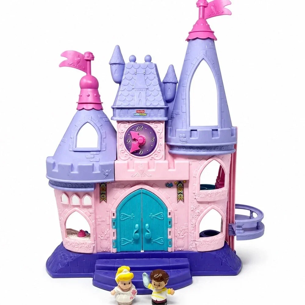 Vintage Fisher Price Little People Disney Princess Songs Palace‎ Musical Castle
